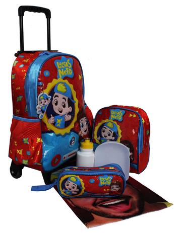 Kit Mochila Luccas Neto Infantil Masculina Lancheira Volta Aulas - Clio -  Kit Mochila Infantil - Magazine Luiza