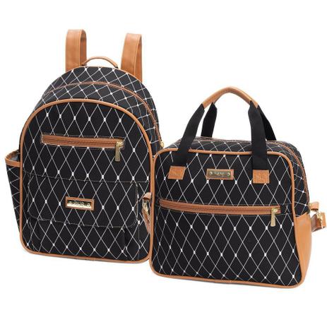Kit Mochila Maternidade com Bolsa M Nancy Azul Marinho - Hug Baby Menor preço em Kit Mochila Maternidade com Bolsa M Nancy Azul Marinho - Hug Baby