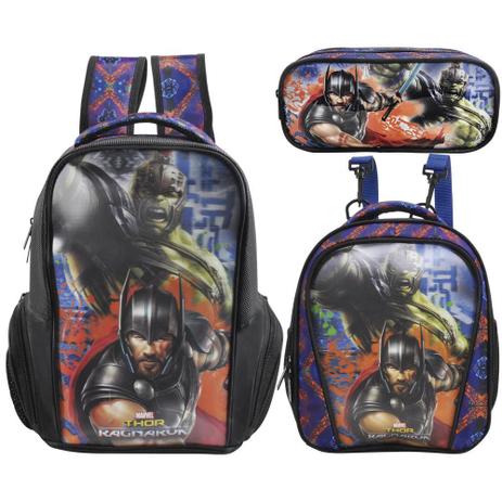 Kit Mochila Tamanho 16 + Lancheira + Estojo Thor Gladiators Xeryus Menor preço em Kit Mochila Tamanho 16 + Lancheira + Estojo Thor Gladiators Xeryus