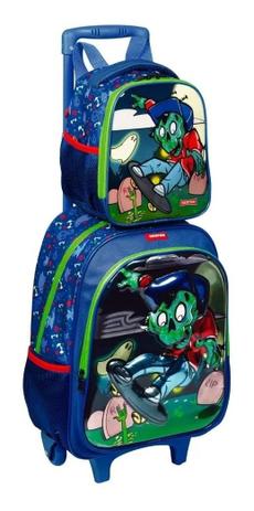 Kit Mochila Zumbi Monstrinho Escolar Infantil Com Lancheira Térmica Pote  Garrafa - Sestini - Kit Mochila Infantil - Magazine Luiza