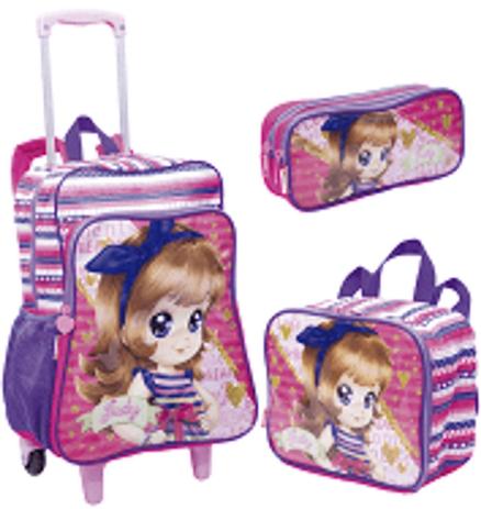Kit Mochilete 2 Em 1 Judy 19m Plus + Lancheira + Estojo - Sestini Menor preço em Kit Mochilete 2 Em 1 Judy 19m Plus + Lancheira + Estojo - Sestini