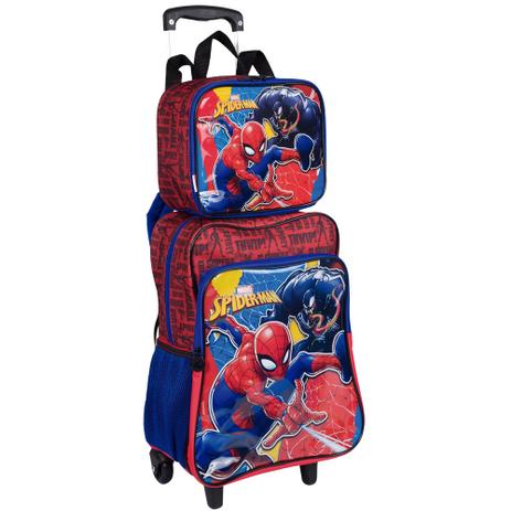 Kit Mochilete 2 em 1 Spiderman 19M e Lancheira - Sestini Menor preço em Kit Mochilete 2 em 1 Spiderman 19M e Lancheira - Sestini