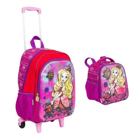 Kit Mochilete e Lancheira Grande Ever After High 17X - Sestini 64753 Menor preço em Kit Mochilete e Lancheira Grande Ever After High 17X - Sestini 64753
