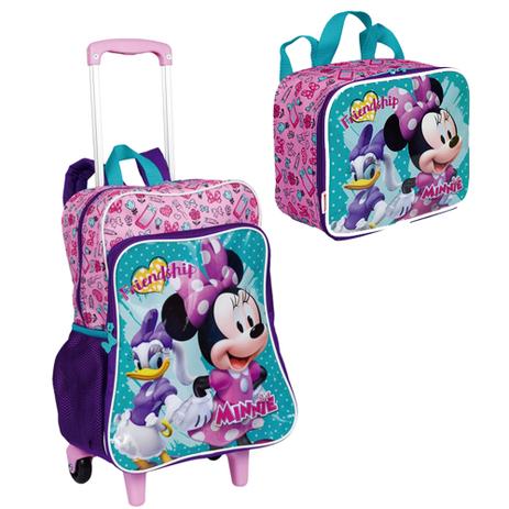 Kit Mochilete Gd c/ Alças 1 Minnie 19M e Lancheira - Sestini Menor preço em Kit Mochilete Gd c/ Alças 1 Minnie 19M e Lancheira - Sestini