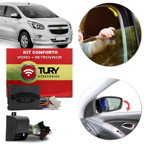 Kit Módulo Conforto Vidro Retrovisor Elétrico Spin 14 a 14 Antiesmagamento Assistente Manobra Tury Menor preço em Kit Módulo Conforto Vidro Retrovisor Elétrico Spin 14 a 14 Antiesmagamento Assistente Manobra Tury