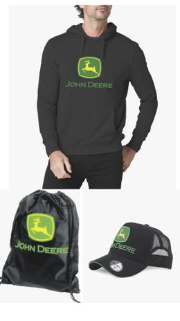 john deere green moletom com capuz
