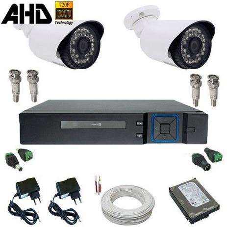 Kit Monitoramento 02 Câmeras Infravermelho 1.3 Megapixel com DVR Multi HD 4 canais - Kit Alta Resolução - Cftv Menor preço em Kit Monitoramento 02 Câmeras Infravermelho 1.3 Megapixel com DVR Multi HD 4 canais - Kit Alta Resolução - Cftv
