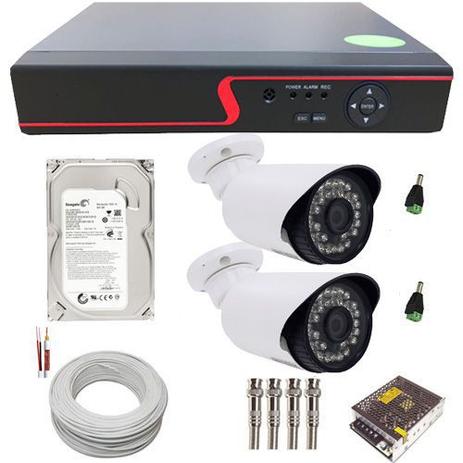 Kit Monitoramento 2 Câmeras infravermelho Full HD 2 Megapixel 1080p + DVR Stand Alone 4 Canais - Power Menor preço em Kit Monitoramento 2 Câmeras infravermelho Full HD 2 Megapixel 1080p + DVR Stand Alone 4 Canais - Power