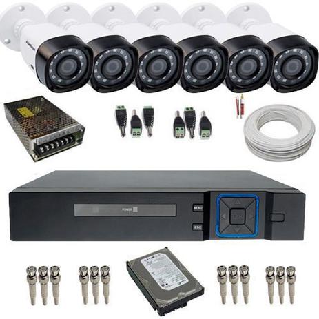 Kit Monitoramento Completo 6 Câmeras Intelbras 1.0 Megapixel 720p DVR 8 Canais Multi HD Acesso P2p - Dvr anko Menor preço em Kit Monitoramento Completo 6 Câmeras Intelbras 1.0 Megapixel 720p DVR 8 Canais Multi HD Acesso P2p - Dvr anko