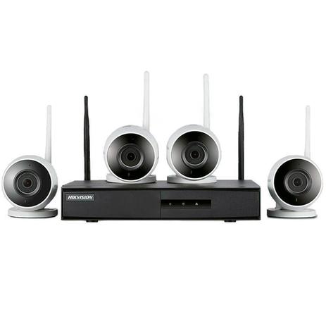 Kit Monitoramento Hikhome Nvr 4B Wifi Menor preço em Kit Monitoramento Hikhome Nvr 4B Wifi