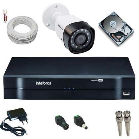 Kit Monitoramento Intelbras Câmera 1010B Infravermelho 1 Megapixel 720p + DVR MHDX 1104 Multi HD Menor preço em Kit Monitoramento Intelbras Câmera 1010B Infravermelho 1 Megapixel 720p + DVR MHDX 1104 Multi HD