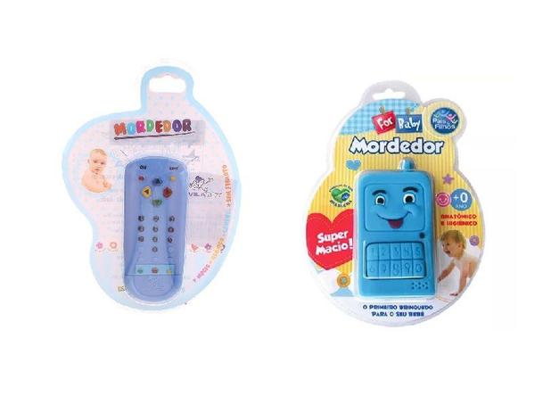 Kit Mordedor Controle Remoto e Celular Azul - Vilatoy é boa?
