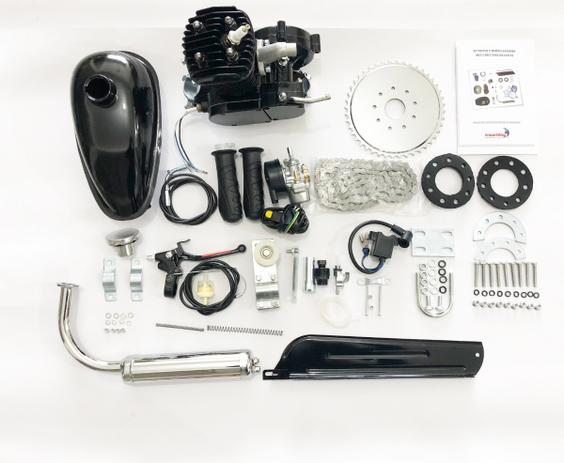 Kit Motor 80cc  Bicicleta Kit Bike Motorizada 2t Importway Preto é boa?