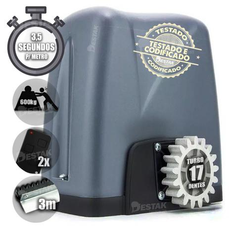 Kit Motor Automatizador De Portão Deslizante Rossi Completo Dz Nano Turbo 3m Crem 2 Control 220v 600kg é ruim? Kit Motor Automatizador De Portão Deslizante Rossi Completo Dz Nano Turbo 3m Crem 2 Control 220v 600kg é boa?