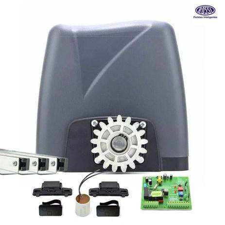 Kit Motor Automatizador Portão Deslizante Nano Turbo Rossi Menor preço em Kit Motor Automatizador Portão Deslizante Nano Turbo Rossi