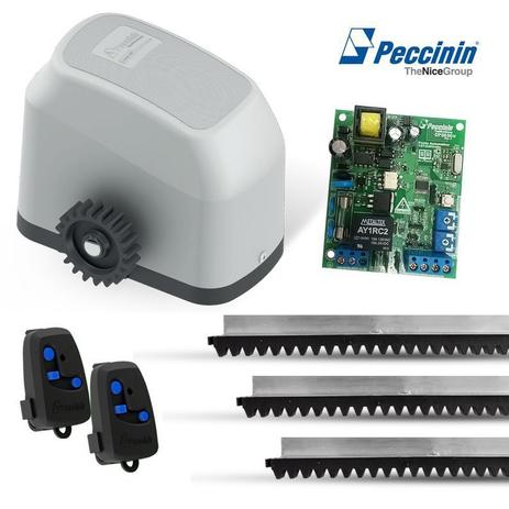 Kit Motor Automatizador Portão Eletrônico Deslizante Gatter 3000 110V - Peccinin. Menor preço em Kit Motor Automatizador Portão Eletrônico Deslizante Gatter 3000 110V - Peccinin.