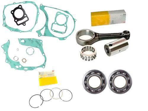 Kit Motor Biela Titan 125 99 1999 Rolamento Cambota Juntas - Metal leve + outros Menor preço em Kit Motor Biela Titan 125 99 1999 Rolamento Cambota Juntas - Metal leve + outros
