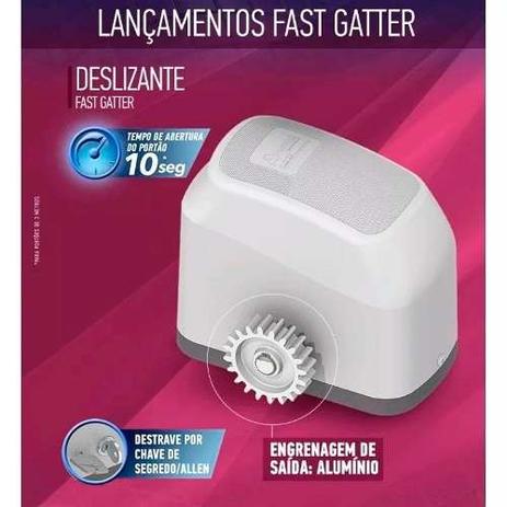 Kit Motor Portão Eletrônico Gatter 127v Peccinin C/ 3 Metros de Cremalheira Menor preço em Kit Motor Portão Eletrônico Gatter 127v Peccinin C/ 3 Metros de Cremalheira