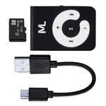Kit Mp3 Player - Micro SD 8GB - Função Pendrive - Mc300 - Multilaser Menor preço em Kit Mp3 Player - Micro SD 8GB - Função Pendrive - Mc300 - Multilaser