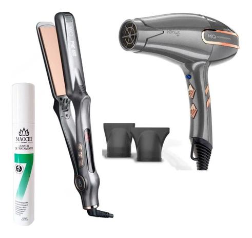 Kit MQ Hair Prancha Professional+Secador Venus 2400 Menor preço em Kit MQ Hair Prancha Professional+Secador Venus 2400