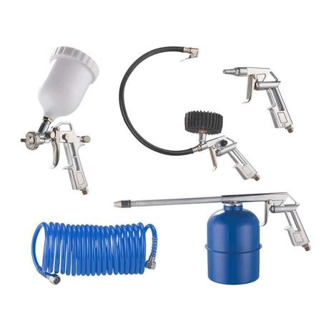Kit Multiuso para Compressor com 5 Peças 8621 BREMEN Menor preço em Kit Multiuso para Compressor com 5 Peças 8621 BREMEN