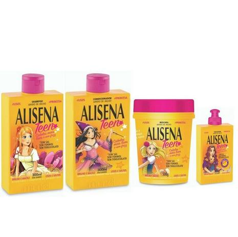 Kit Muriel Alisena Teen Amido de Milho Menor preço em Kit Muriel Alisena Teen Amido de Milho