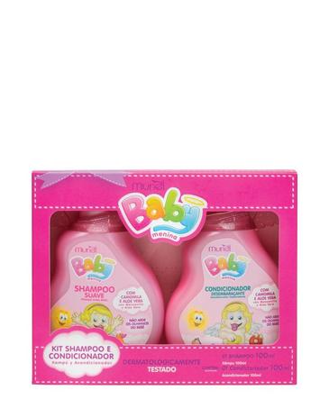 Kit Muriel Baby Menina Shampoo 100ml+Condicionador 100ml Menor preço em Kit Muriel Baby Menina Shampoo 100ml+Condicionador 100ml
