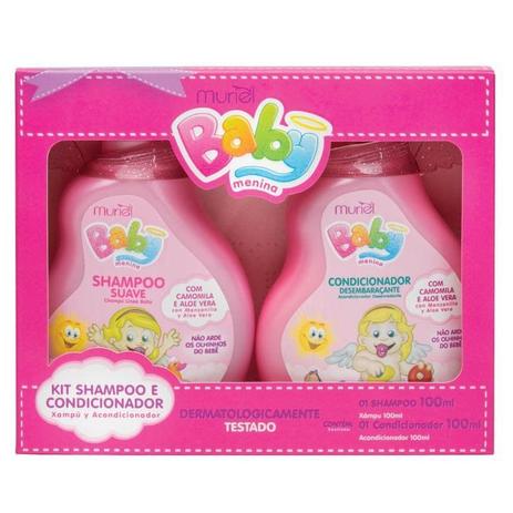 Kit Muriel Baby Menina Shampoo + Condicionador - Gfg cosméticos Menor preço em Kit Muriel Baby Menina Shampoo + Condicionador - Gfg cosméticos