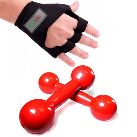 Kit Musculação Par de Halter 3 kg Academia + Luvas Treino - Natural fitness Menor preço em Kit Musculação Par de Halter 3 kg Academia + Luvas Treino - Natural fitness