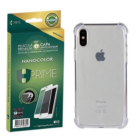 Kit Nanocolor HPrime Película + Capa Apple iPhone X / XS Menor preço em Kit Nanocolor HPrime Película + Capa Apple iPhone X / XS