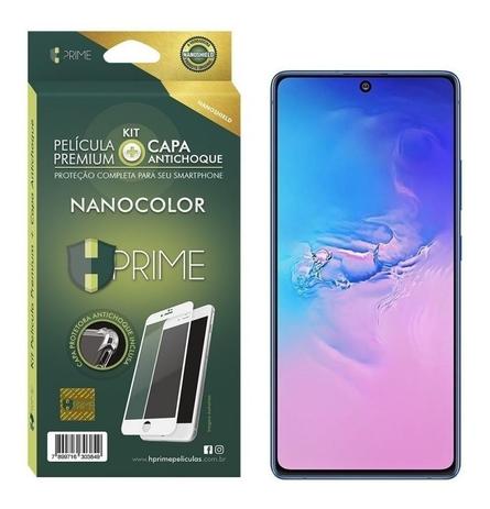 Kit Nanocolor Hprime Pelicula + Capa Galaxy S10 Lite Preto - Kit Capinha e  Película para Celular - Magazine Luiza