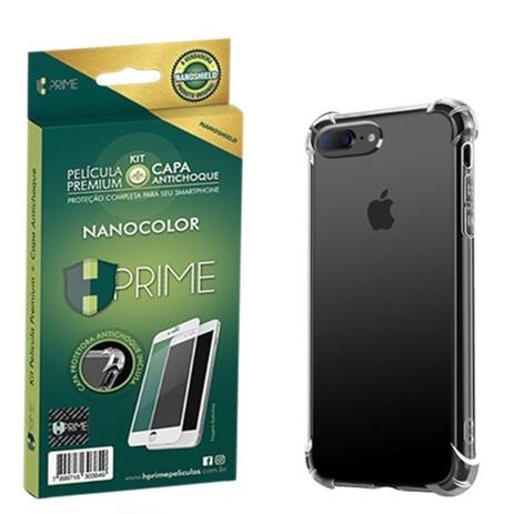 Kit Nanocolor HPrime Película Nanoshield Preto + Capa Apple iPhone 8 Plus Menor preço em Kit Nanocolor HPrime Película Nanoshield Preto + Capa Apple iPhone 8 Plus