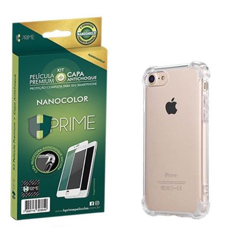 Kit Nanocolor HPrime Película Nanoshield Preto + Capa Apple iPhone 8 Menor preço em Kit Nanocolor HPrime Película Nanoshield Preto + Capa Apple iPhone 8