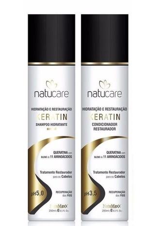 Kit Natumaxx Queratina Home Care Shampoo e Condicionador Keratin Natucare Menor preço em Kit Natumaxx Queratina Home Care Shampoo e Condicionador Keratin Natucare