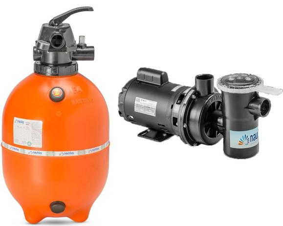 Kit Nautilus Filtro F450 E Motobomba Nbf-2 De 1/2 para Piscina Menor preço em Kit Nautilus Filtro F450 E Motobomba Nbf-2 De 1/2 para Piscina
