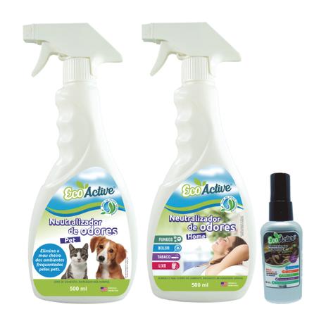 Kit Neutralizador de Odores EcoActive - 1 Home 500ml, 1 Pet 500ml e 1 Car 60ml é ruim? Kit Neutralizador de Odores EcoActive - 1 Home 500ml, 1 Pet 500ml e 1 Car 60ml é boa?