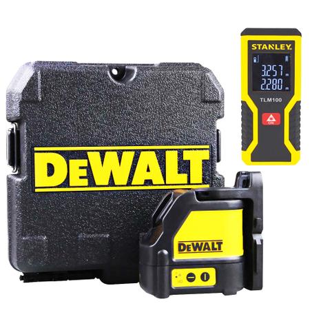 Kit Nível a Laser Dewalt Com Maleta e Trena a Laser Stanley Menor preço em Kit Nível a Laser Dewalt Com Maleta e Trena a Laser Stanley