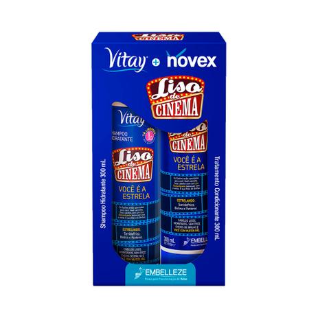 Kit Novex Liso De Cinema Shampoo 300ml + Tratamento Condicionante 300ml é boa?