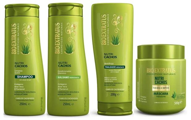 Kit Nutri Cachos SH + Bálsamo 250ml + Másc. 500g + Final. 200g - Bio extratus é ruim? Kit Nutri Cachos SH + Bálsamo 250ml + Másc. 500g + Final. 200g - Bio extratus é boa?