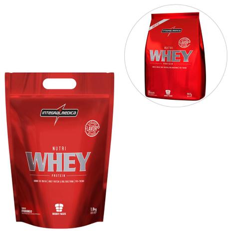 Kit Nutri Whey 1.8 kg Body Size + Nutri Whey Protein 907 g Refil - IntegralMédica Menor preço em Kit Nutri Whey 1.8 kg Body Size + Nutri Whey Protein 907 g Refil - IntegralMédica