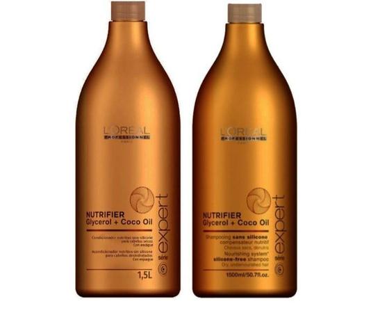 Kit Nutrifier Loréal Professionnel Shampoo E Condicionador 1,5l - Loreal Menor preço em Kit Nutrifier Loréal Professionnel Shampoo E Condicionador 1,5l - Loreal