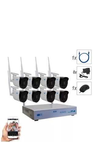 Kit Nvr 8 Cameras Wifi Sem Fio Ip Infra Hd 720p 1.0mp - Luatek Menor preço em Kit Nvr 8 Cameras Wifi Sem Fio Ip Infra Hd 720p 1.0mp - Luatek