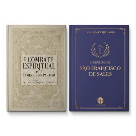 Kit - O Combate Espiritual e o Caminho do Paraíso + O Espírito de São Francisco de Sales - Editora santa cruz Menor preço em Kit - O Combate Espiritual e o Caminho do Paraíso + O Espírito de São Francisco de Sales - Editora santa cruz