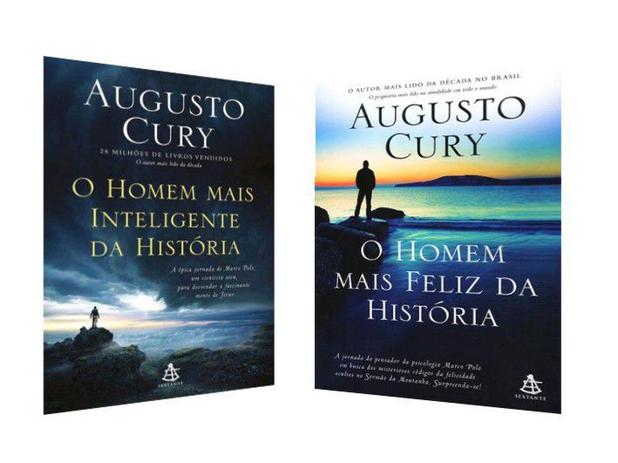 Kit o homem mais inteligente da história + o homem mais feliz da história - augusto cury - Sextante Menor preço em Kit o homem mais inteligente da história + o homem mais feliz da história - augusto cury - Sextante