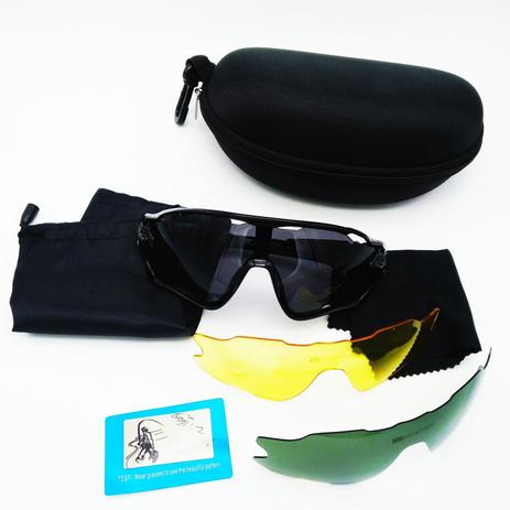 Kit Óculos Sol Bicicleta Bike Ciclismo Polarizado 3 Lentes (1 Polarizada) Preto - Katatop Menor preço em Kit Óculos Sol Bicicleta Bike Ciclismo Polarizado 3 Lentes (1 Polarizada) Preto - Katatop