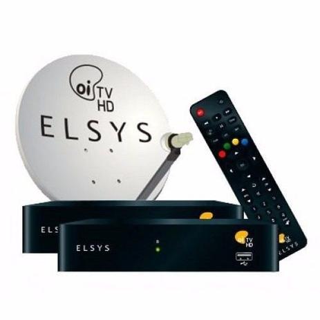 Kit Oi Tv Livre HD Elsys com 4 Receptores + 1 antena LNBF Menor preço em Kit Oi Tv Livre HD Elsys com 4 Receptores + 1 antena LNBF