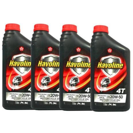 Kit Oleo 20w50 4t Havoline Dafra Honda Sundown Suzuki Menor preço em Kit Oleo 20w50 4t Havoline Dafra Honda Sundown Suzuki