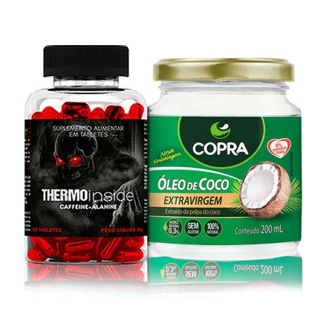 Kit Óleo de Coco Extra Virgem 200ml + Thermo Inside 120 Caps - Copra/Int Lab é boa?