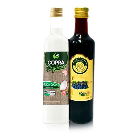 Kit Óleo de Coco Orgânico 500ml + Vinagre de Vinho Tinto - Copra/São Francisco Menor preço em Kit Óleo de Coco Orgânico 500ml + Vinagre de Vinho Tinto - Copra/São Francisco