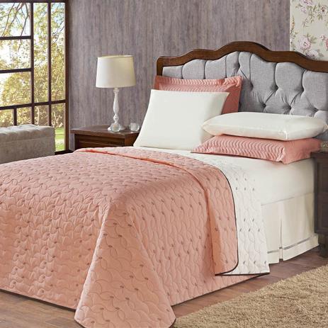 Kit Onix Goiaba/Palha Queen Dupla Face Percal 180 Fios Matelassado 04 Peças - Dourados enxovais é boa?